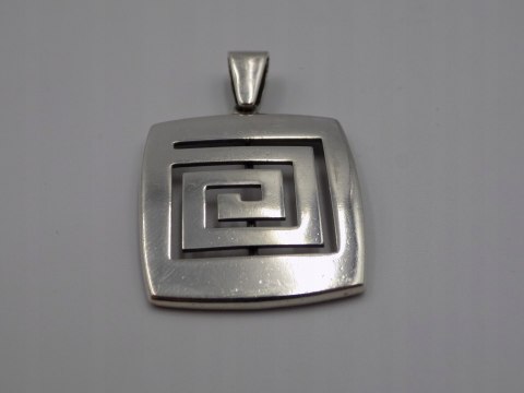 Stary, srebrny, damski wisiorek/zawieszka srebro 925 VINTAGE biżuteria