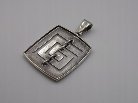 Stary, srebrny, damski wisiorek/zawieszka srebro 925 VINTAGE biżuteria