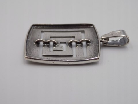 Stary, srebrny, damski wisiorek/zawieszka srebro 925 VINTAGE biżuteria