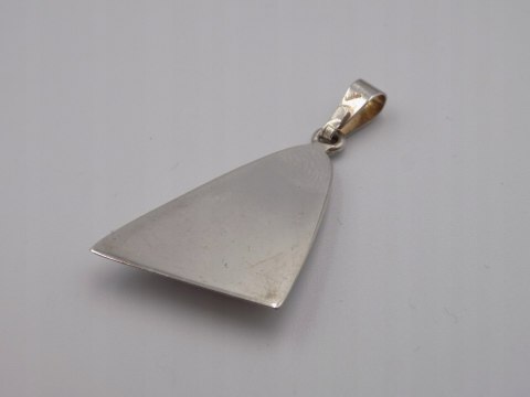 Stary, srebrny wisiorek/zawieszka BURSZTYN srebro 925 VINTAGE biżuteria