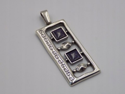 Stary, srebrny, wisiorek/zawieszka NOC KAIRU - srebro 925 VINTAGE biżuteria