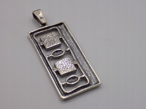 Stary, srebrny, wisiorek/zawieszka NOC KAIRU - srebro 925 VINTAGE biżuteria