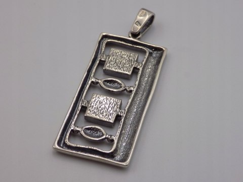 Stary, srebrny, wisiorek/zawieszka NOC KAIRU - srebro 925 VINTAGE biżuteria