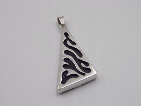 Stary, srebrny, wisiorek/zawieszka NOC KAIRU - srebro 925 VINTAGE biżuteria