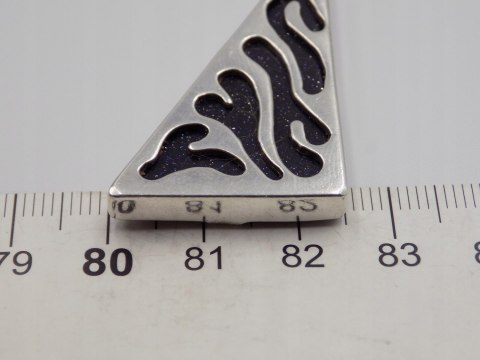 Stary, srebrny, wisiorek/zawieszka NOC KAIRU - srebro 925 VINTAGE biżuteria