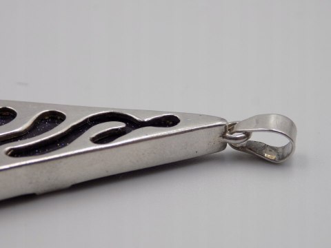 Stary, srebrny, wisiorek/zawieszka NOC KAIRU - srebro 925 VINTAGE biżuteria