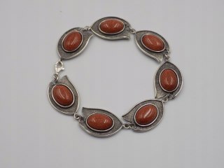 Piękna, damska, srebrna bransoletka PIASEK PUSTYNI srebro 925 oksyda