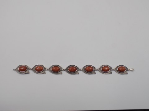 Piękna, damska, srebrna bransoletka PIASEK PUSTYNI srebro 925 oksyda