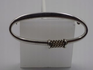 Piękna, stara, damska, duża, srebrna broszka - srebro 925 - VINTAGE