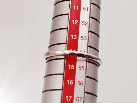 Piękny srebrny damski pierścionek ŁEZKA KARNEOL r.14 VINTAGE biżuteria